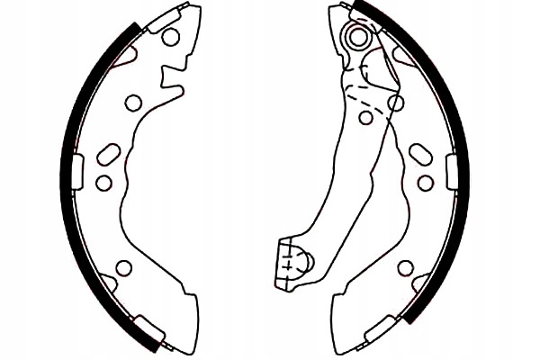 фото №1, Trw гальмівні колодки гальмівні hyundai atos 1.0/1.1 02.98-1