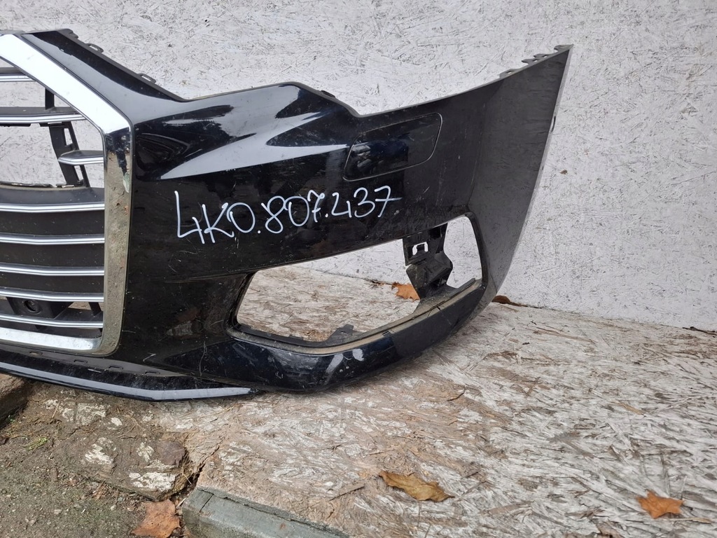 фото №8, Audi a6 c8 2019- 4k0807437 бампер перед решётка радиатора