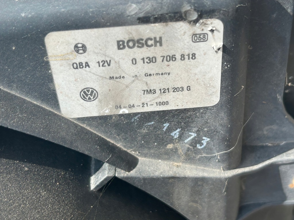 фото №5, Seat alhambra 00- 1,9 tdi радиатор вентилятор