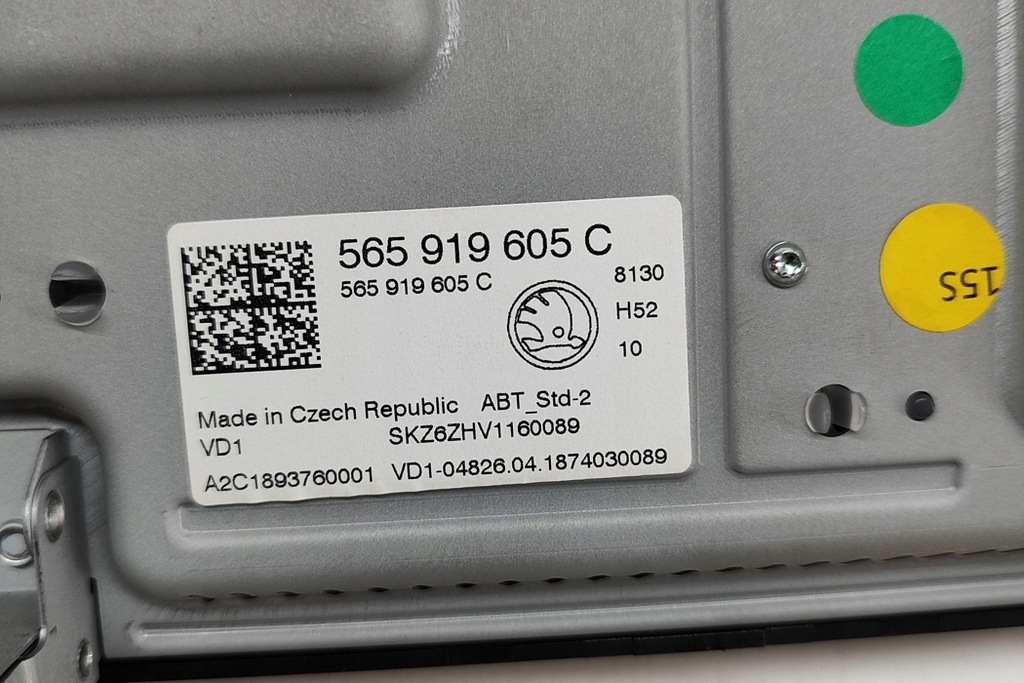 фото №8, Skoda karoq nu7 навигация экран дисплей 565919605c 1.0i 85kw 2018 26021