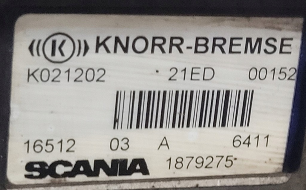 фото №4, Клапан модулятор scania r s 1879275