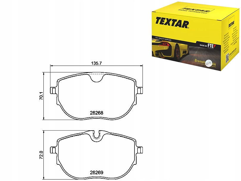 фото №1, Тормозные колодки тормозные перед vw california t6 camper multivan t6