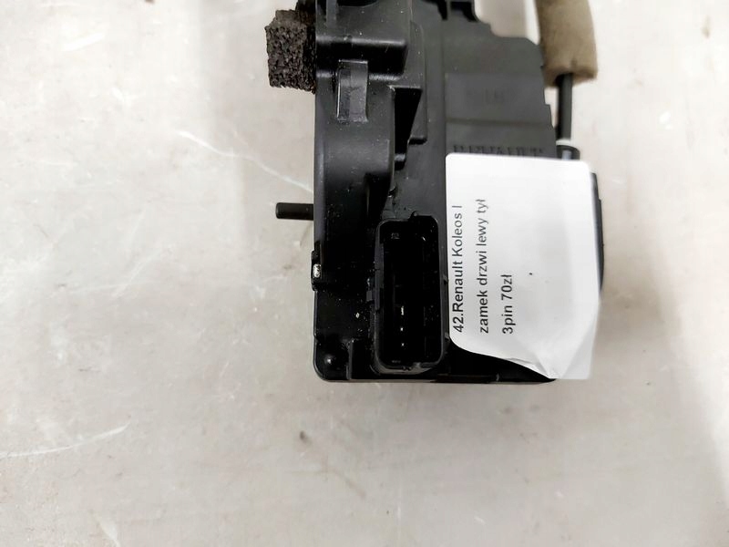 фото №7, Renault koleos i замок дверь левый задняя задний 3 pin