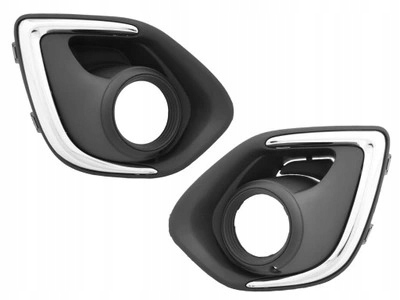 фото №3, Mitsubishi asx 2013-2017 рамка противотуманная фара решётка радиатора решётка радиатора бампера правая rh