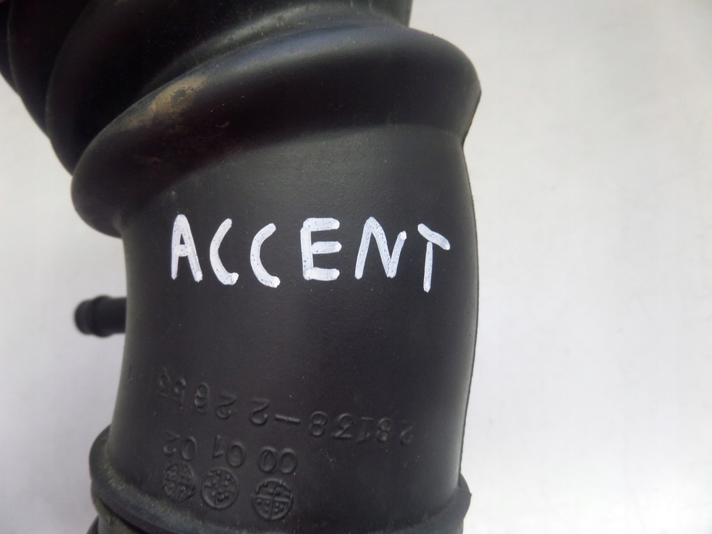 фото №8, Труба wąż воздухозаборник hyundai accent 1.3 g4ea