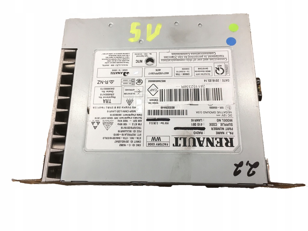 фото №1, Радіо навігація renault scenic iv 281152338r