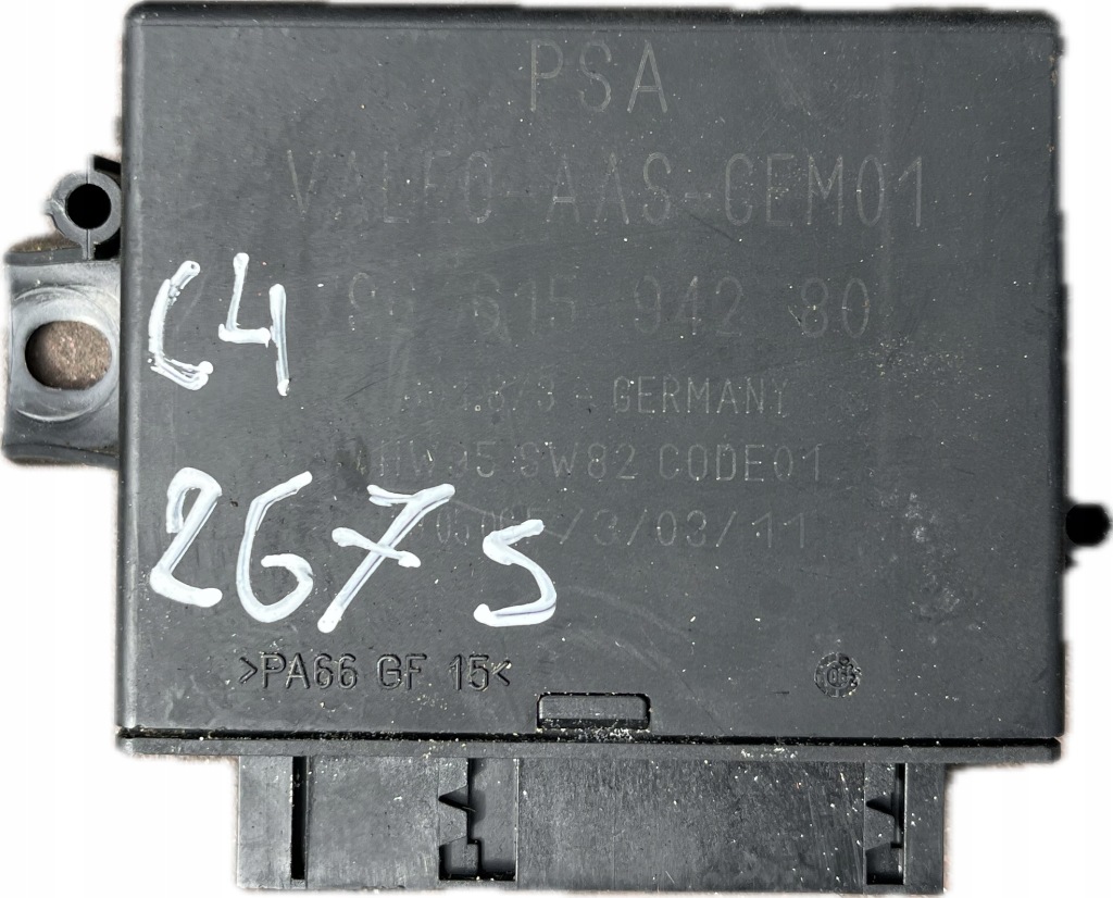 фото №1, Модуль паркування pdc 9661594280 citroen c4 i 04-