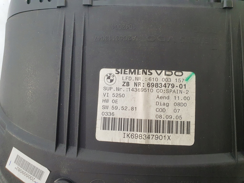 фото №5, Лічильник приладова панель прилади bmw 3 e90 e91 6983479