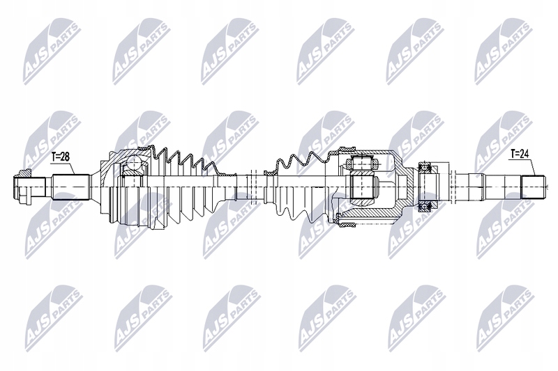 фото №2, Приводной вал npw-ct-147 nty