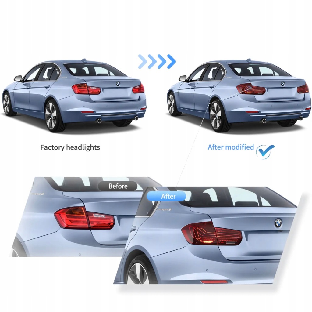 фото №3, Задні лампи laserowe csl style do bmw 3 series f30 f80 2012–2019