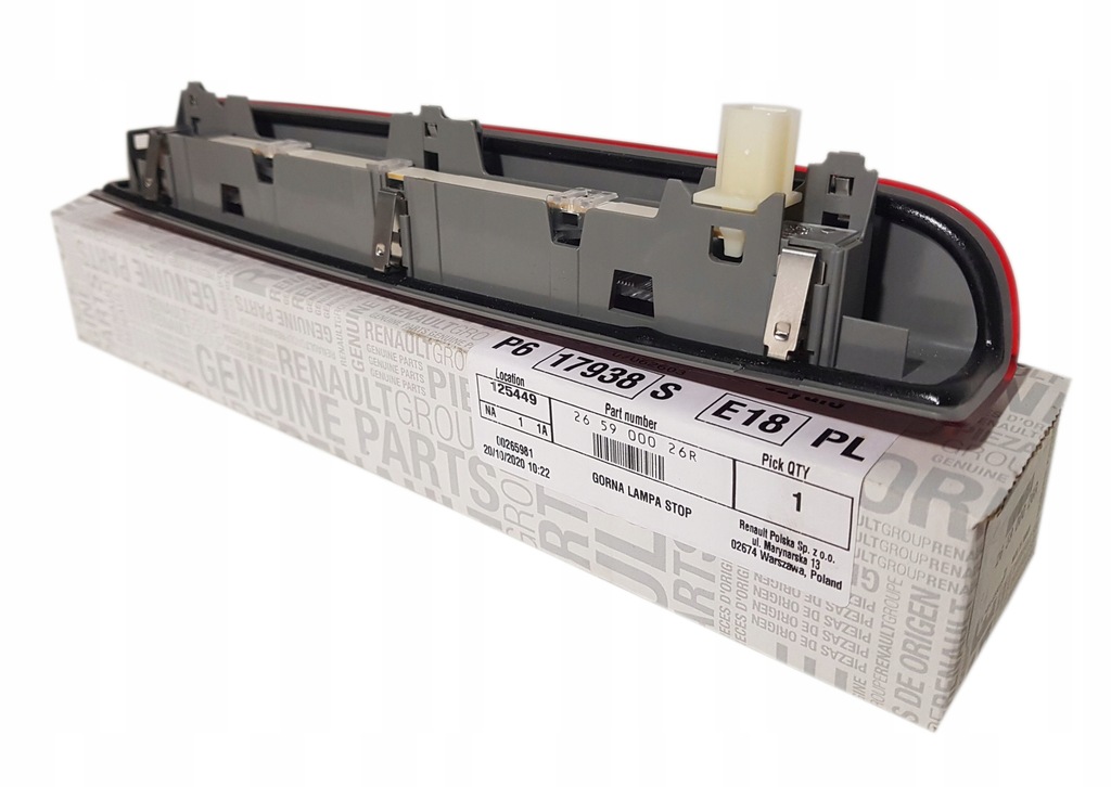 фото №15, Свет стоп-сигнал megane iii fluence 265900006r