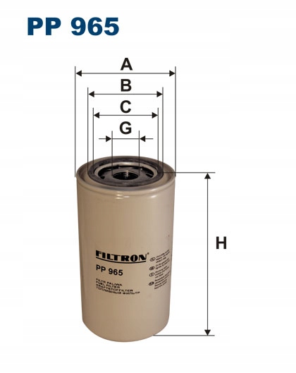 Фильтр топлива filtron pp965 Цена