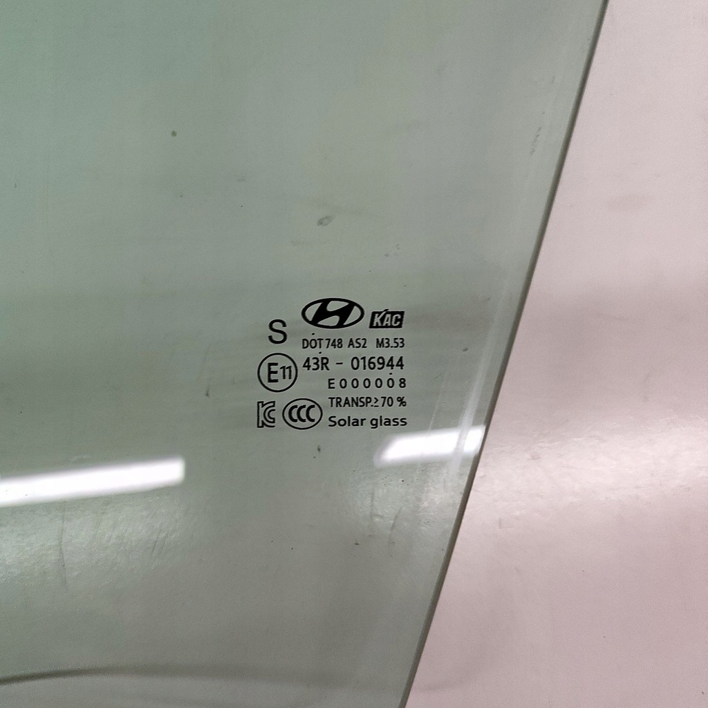 фото №9, Стекло дверь левая передняя hyundai kona i 17-23 r. 82410-j9020