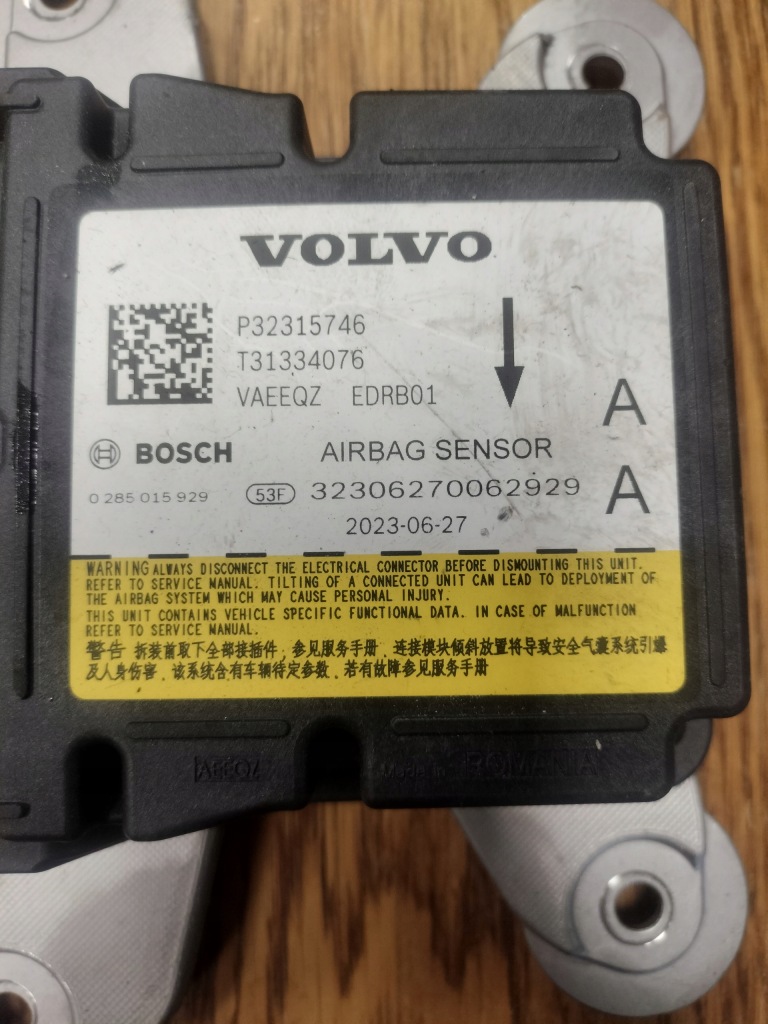 фото №3, Volvo v60 блок керування модуль подушка безпеки p32315746