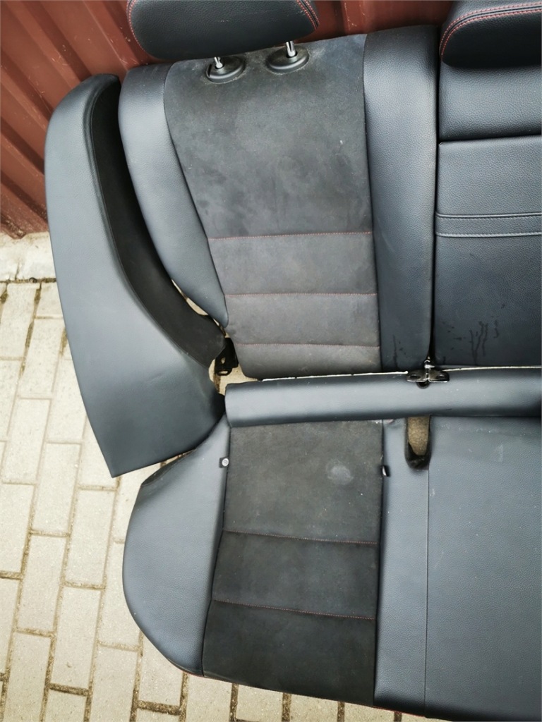 фото №11, Mercedes c-klasa w204 sedan lift amg 11-14 салон сидіння заднє сидіння шкіра