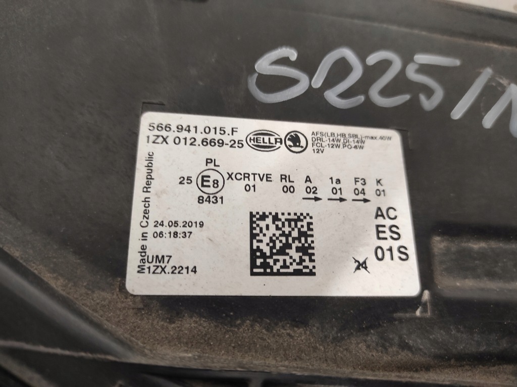 фото №11, Skoda kodiaq 16- лампа левая перед 566941015f