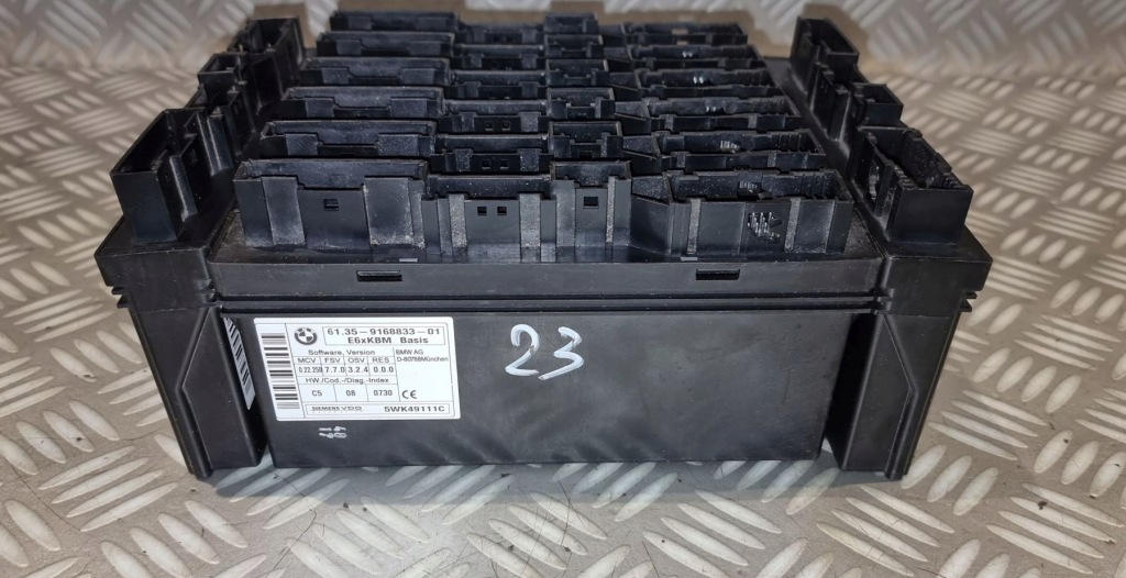 Bmw 5 e60 e61 модуль кузов блок управления комфорта kbm basis 9168833 5wk49111c с Разборки