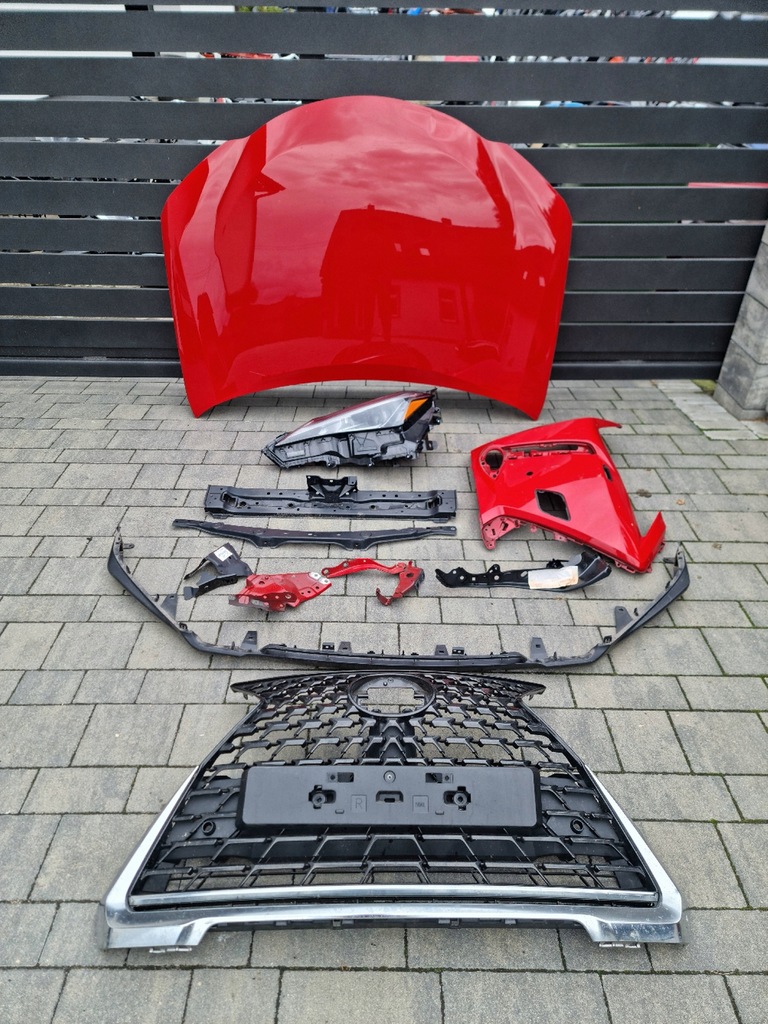 фото №1, Lexus ux капот бампер підсилювач лампа ліва передня перед решітка радіатора решітка радіатора