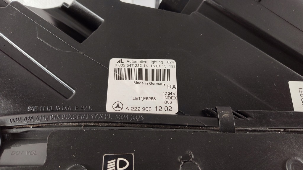 фото №9, Mercedes s klasa 222 w222 usa full led правий фара лампа права ils