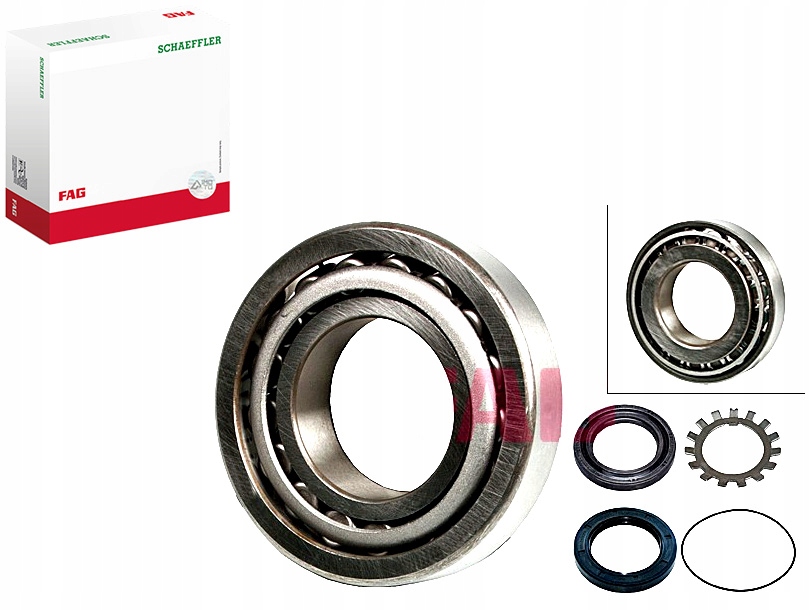 фото №1, Набор подшипник колеса задняя l/p 40x80x19 8 ford ranger mazda bt-50 2.5d