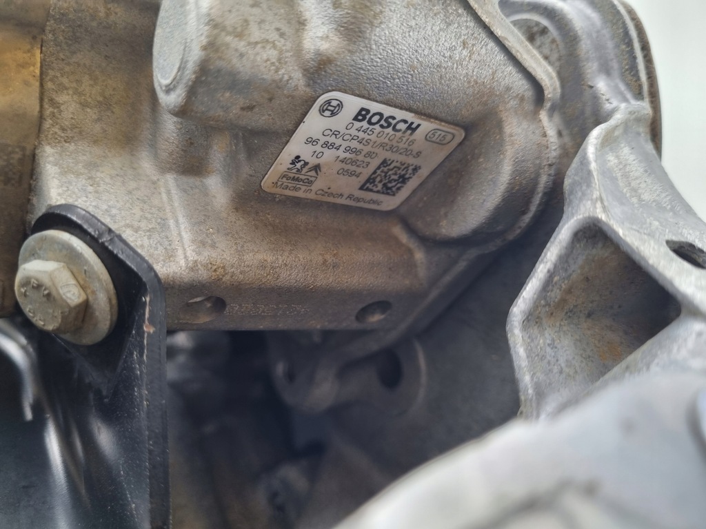 фото №10, Двигатель комплект fiat scudo ii 1.6 hdi mj m-jet multijet 90km 141tyś 9hm 9h07