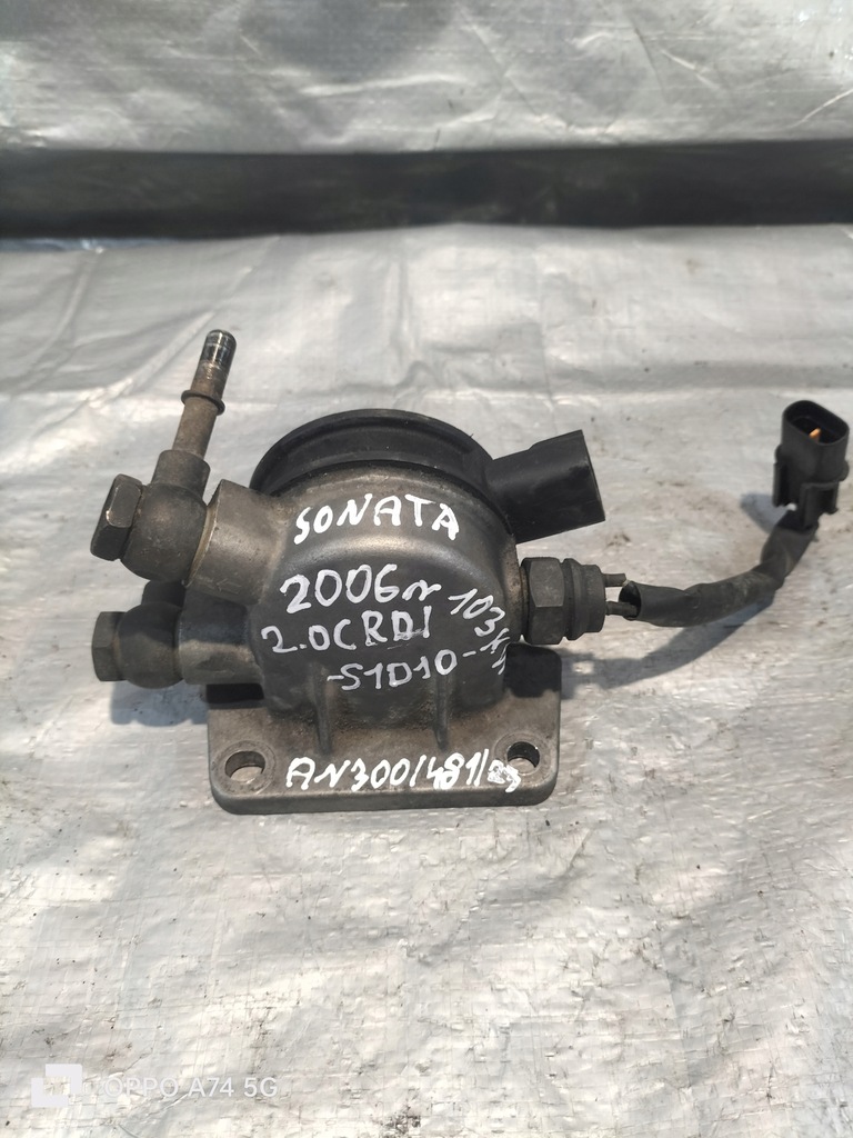 фото №9, Верхній корпус фільтра пального hyundai sonata v 2.0 crdi dhf24-00010