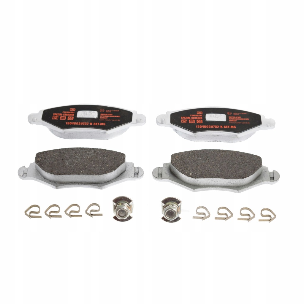 фото №1, Master-sport germany 13046039752k-set-ms набор тормозных колодок тормозных, тормоза дисковые