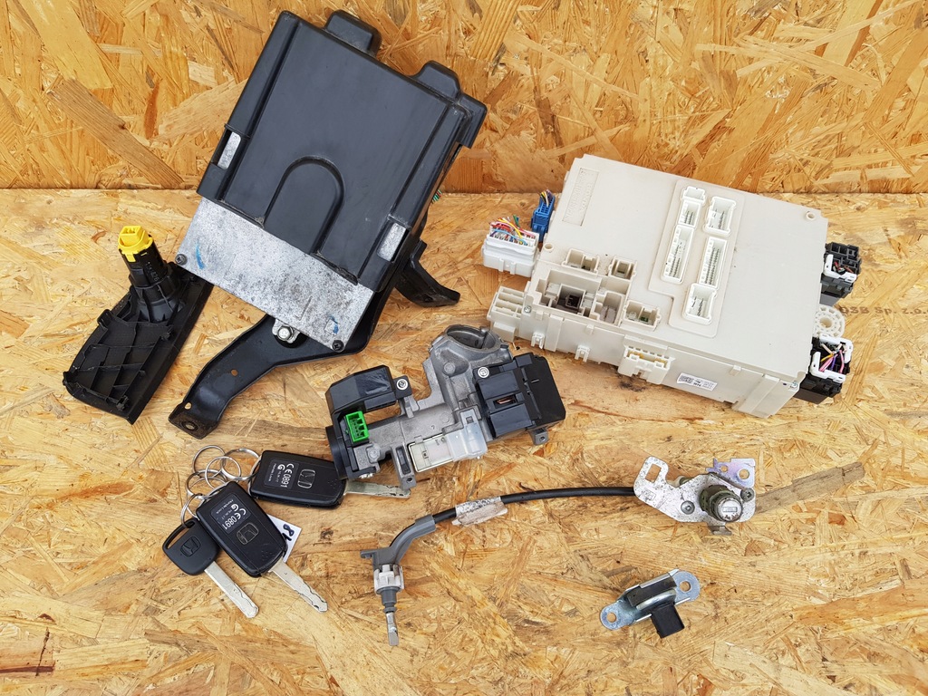 фото №10, Бортовой компьютер замок зажигания набор стартовый honda jazz iii 1.4 lift автоматическая коробка передач 11-14