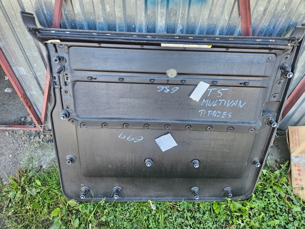 фото №6, Обшивка дверь сдвижные правое vw t5 multivan