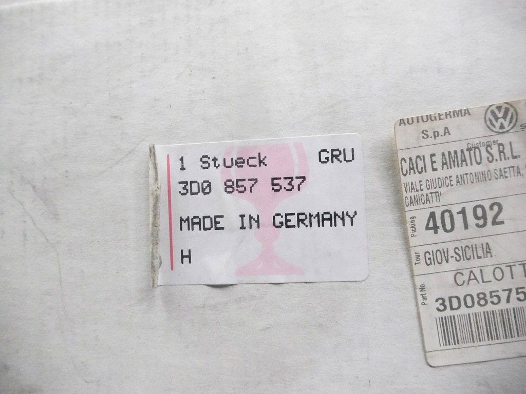 фото №6, Корпус дзеркало lewego vw phaeton 3d0857537