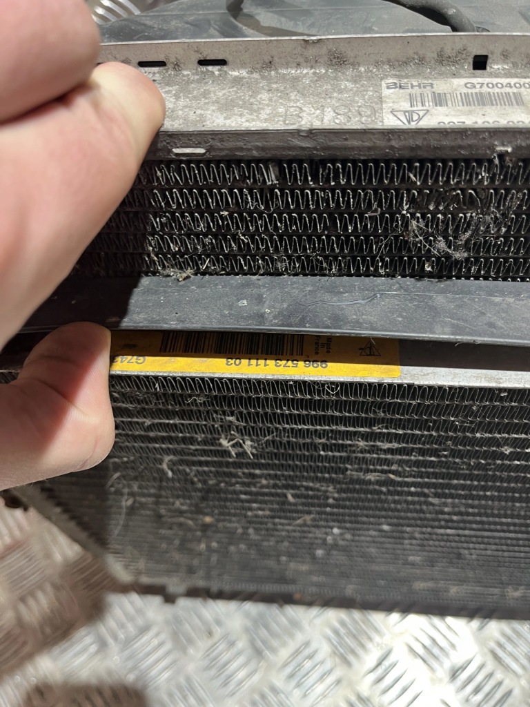 Радиатор вентилятор правая storna porsche cayman 987 05- 2.7 Недорого