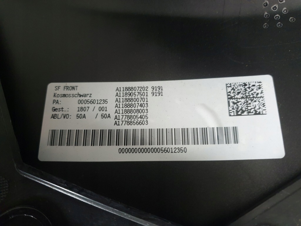 Mercedes cla рестайлінг  w118 45 amg 23-25 бампер перед передній pdc a1188857601 Доставка