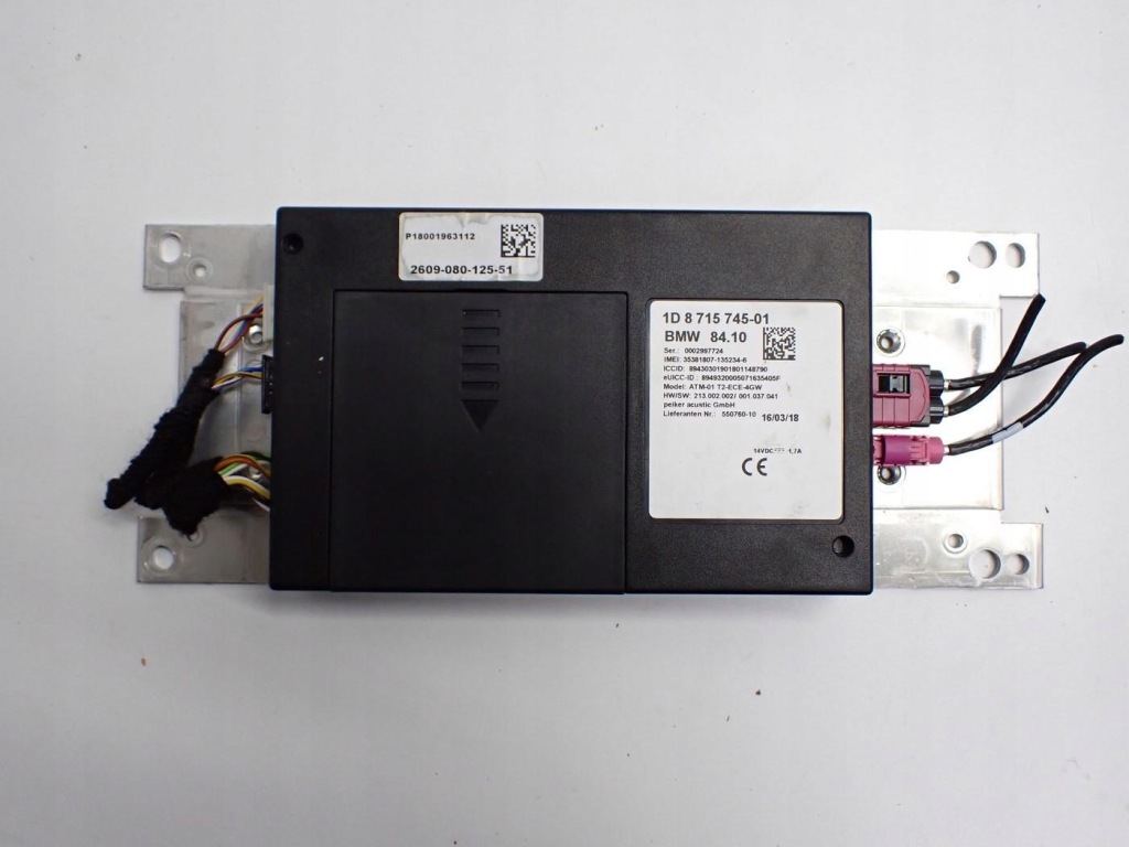 фото №1, Модуль блок керування telematic 8715745 bmw 3 f30 f31 18r
