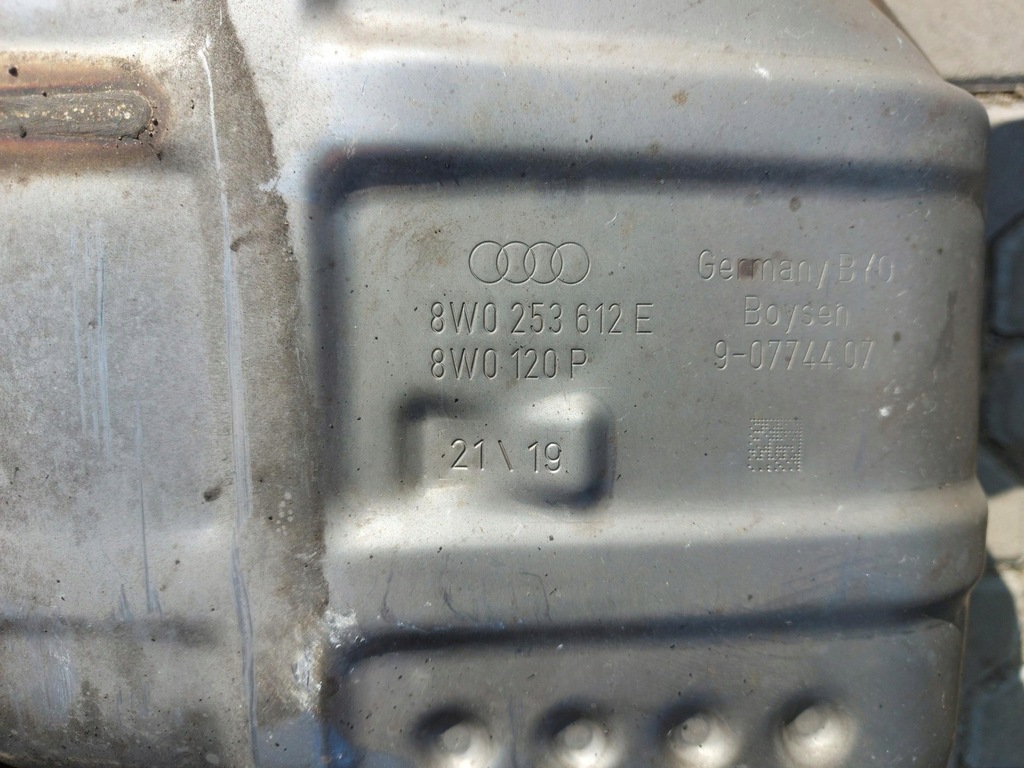 фото №7, Audi rs5 8w8 f5 2.9 tfsi труба вихлопна гасник комплект 8w0253411ab