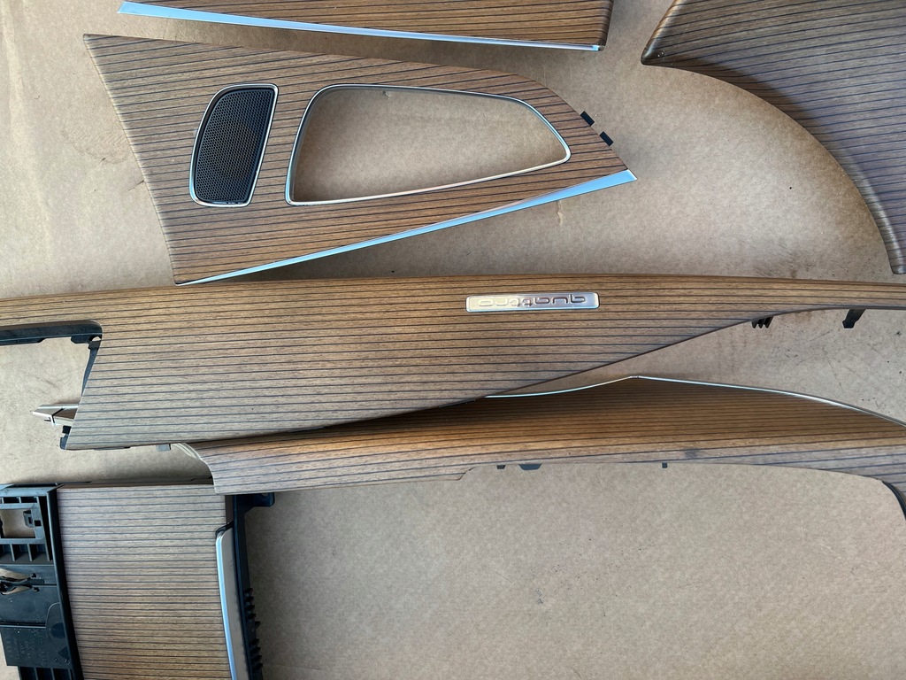 фото №7, Audi a7 c7 4g накладки декори декоративні nussbaum beaufort kb4 drewno jachtowe