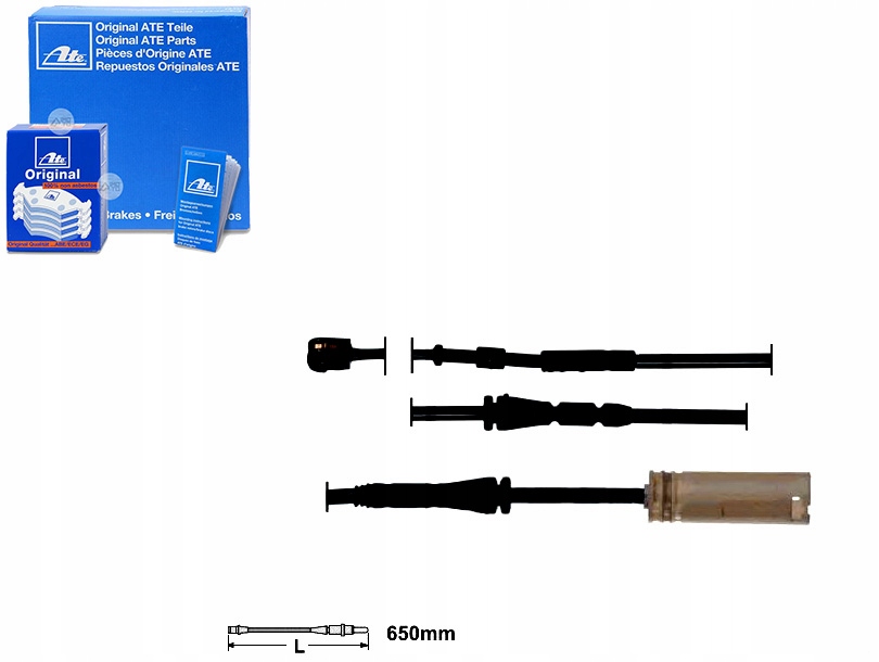 фото №1, Ate 24.8190-0284.2 контакт попереджувальний, знос накладок гальмівних