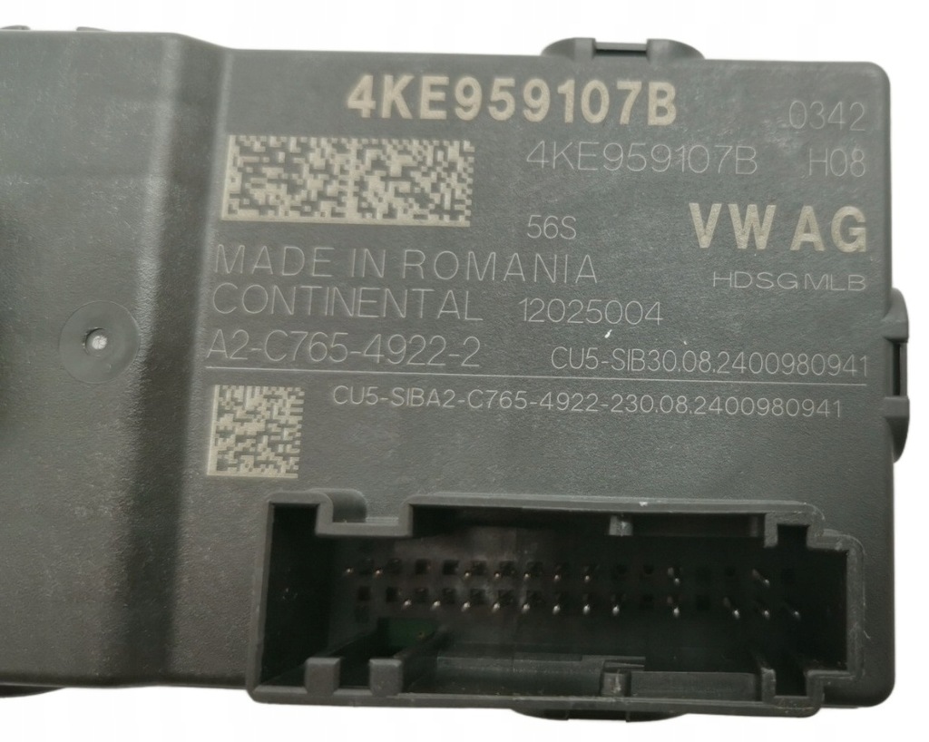 фото №13, Блок управления модуль крышки vw id.7 4ke959107b nowa оригинальная