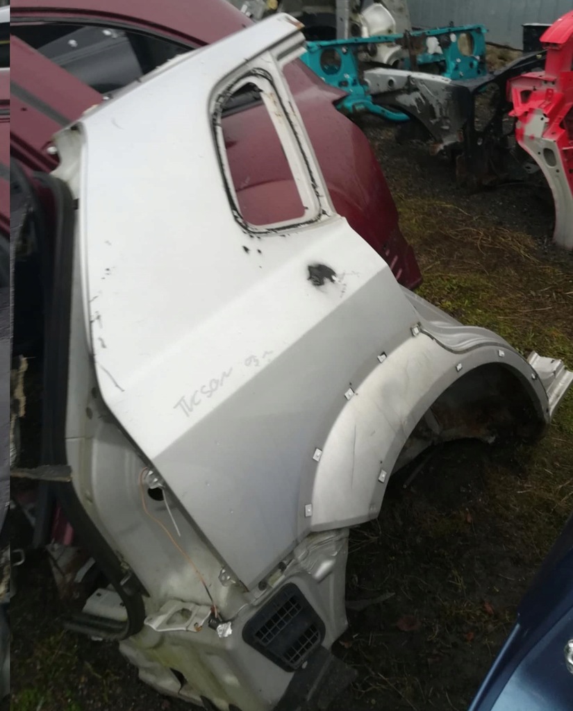 фото №1, Hyundai tucson i 2005 крила чверть права задня