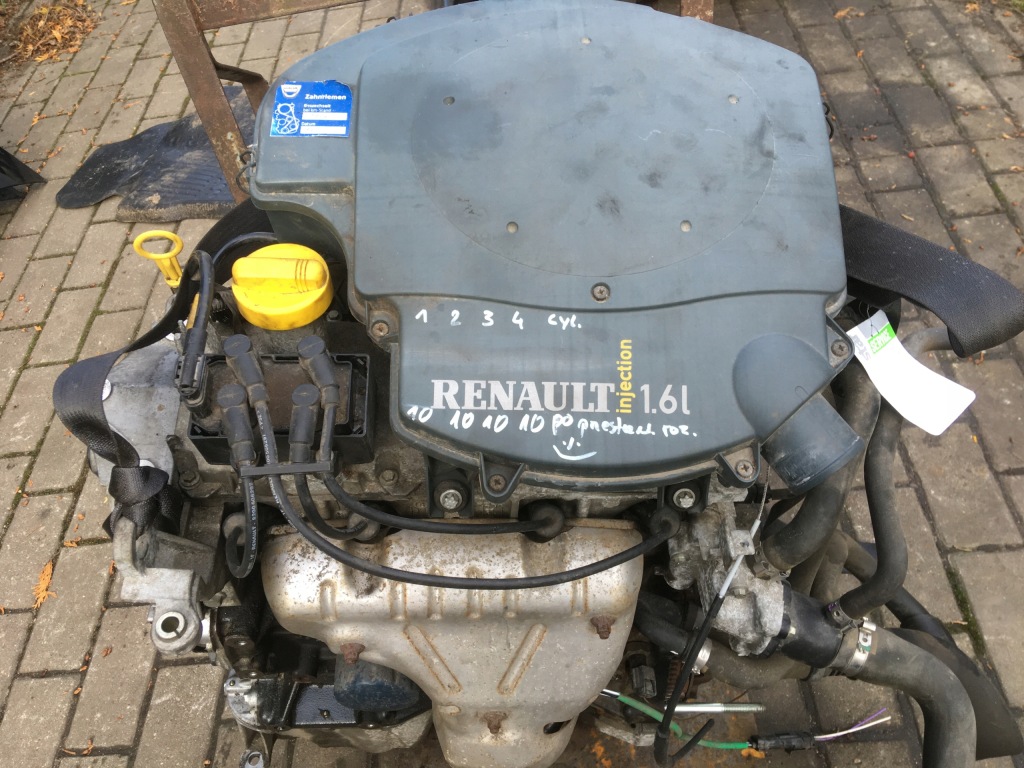 фото №1, Sandero logan 1.6 mpi двигун kompletny k7mf710