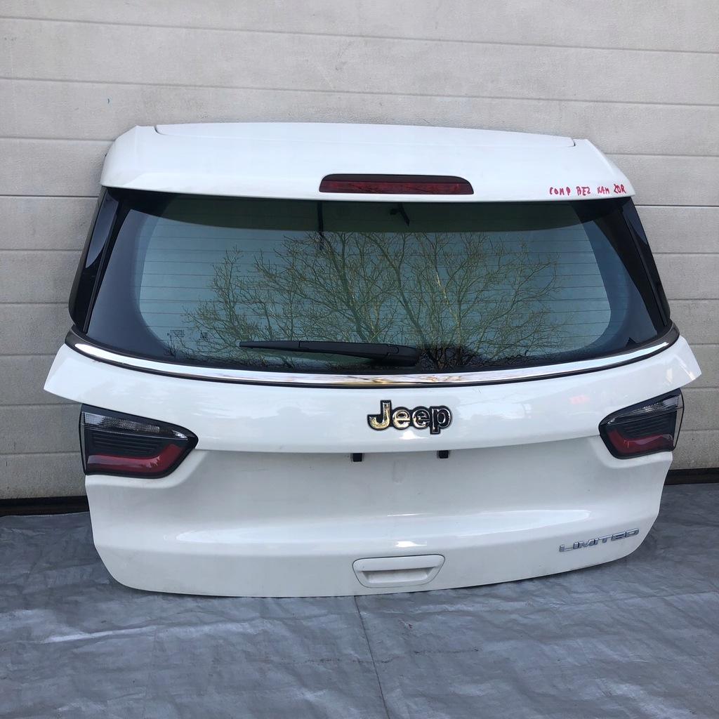 фото №1, Jeep compass ii кришка багажника задня комплектна білий 2018-