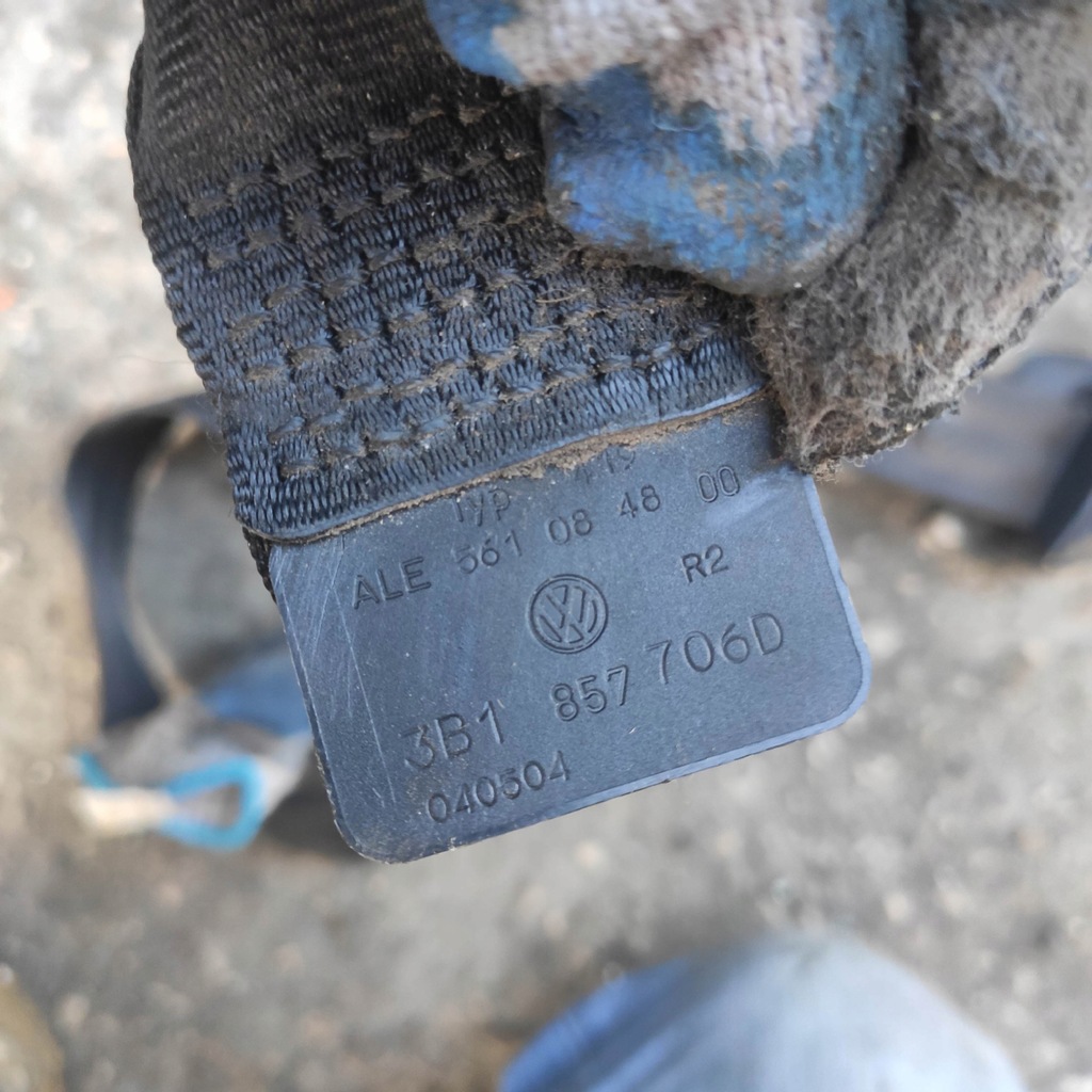 фото №9, Pas безпеки лівий правий перед skoda superb i 3b1857705d