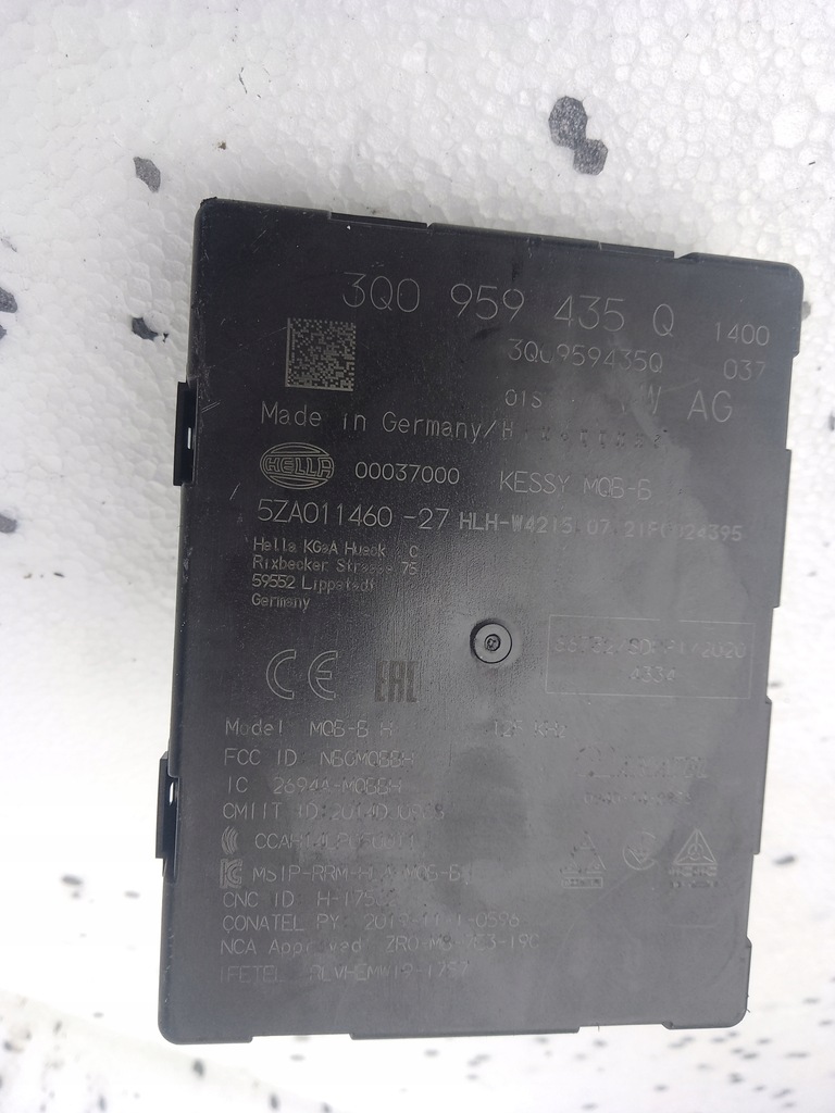 фото №1, Модуль kessy keyless skoda seat vw 3q0959435q