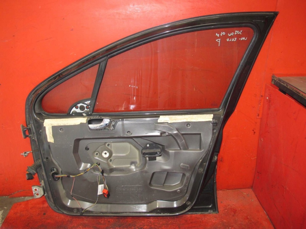 фото №10, Peugeot 307 sw 5d двері праве перед передні чорні exld