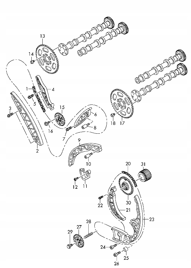 фото №2, Audi q5 a5 3,0tdi cdu колесо розподільного валу 059109116a оригінал