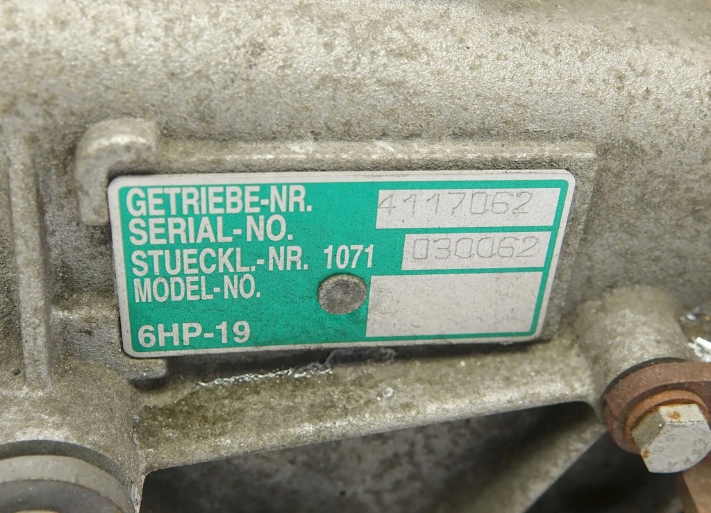 фото №6, Коробка передач передач автоматическая коробка передач bmw e90 320d 7601244 6hp19