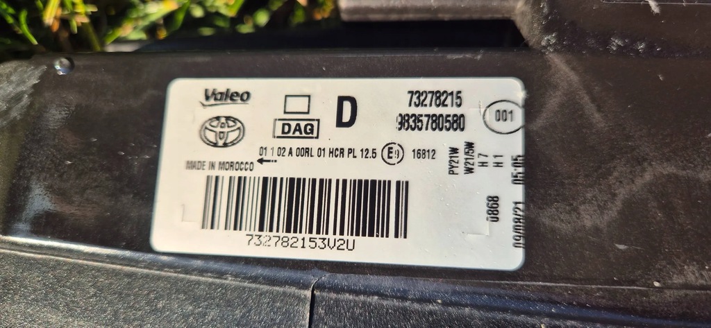 фото №16, Toyota proace city 18-23 лампа правий перед eu org