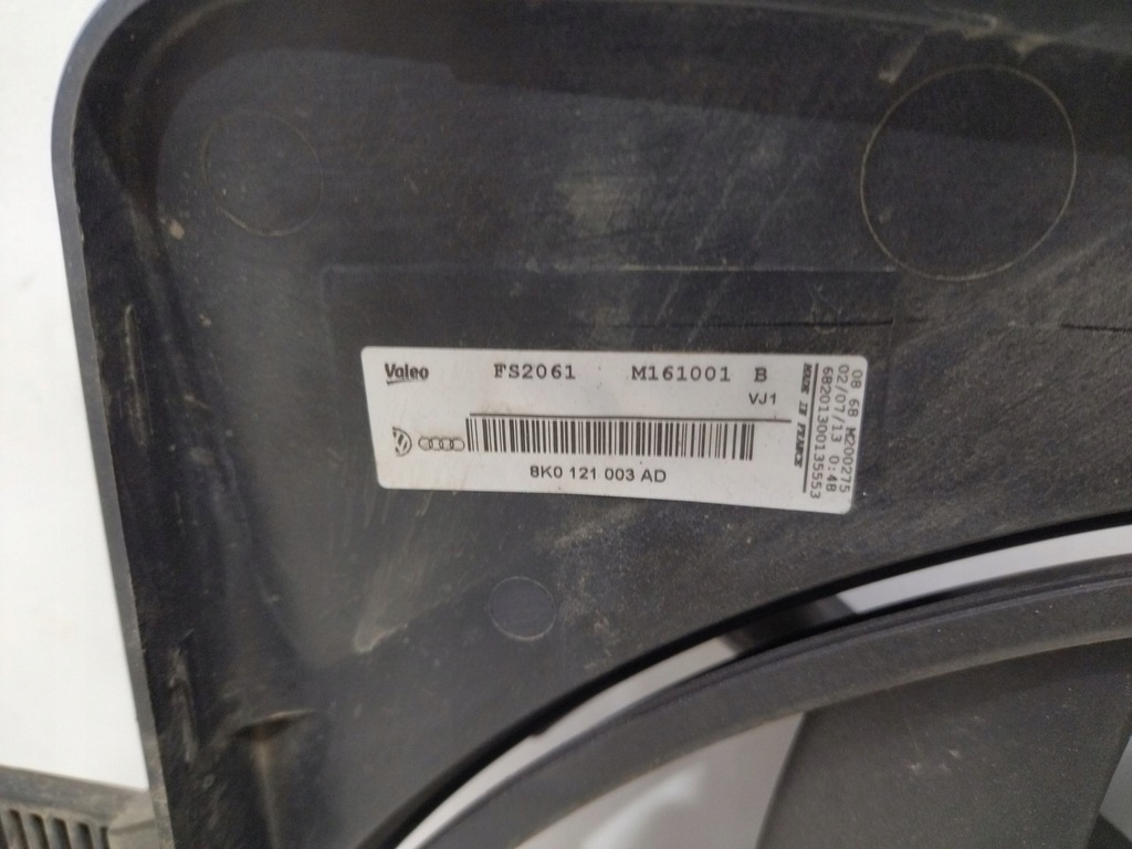 фото №9, 8k0121003ad вентиляторы радиатора рамка корпус audi 2.0 tdi 3.0 tdi