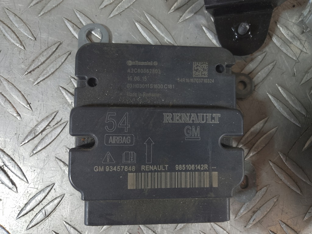 фото №9, Opel vivaro 1.6 15- бортовий комп'ютер блок керування двигуна 237103888r