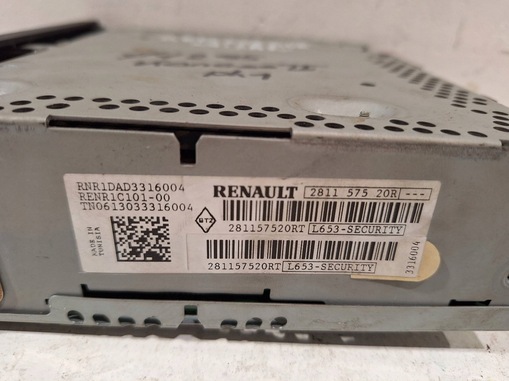 фото №4, Радио cd 281157520r renault kangoo ii 08-