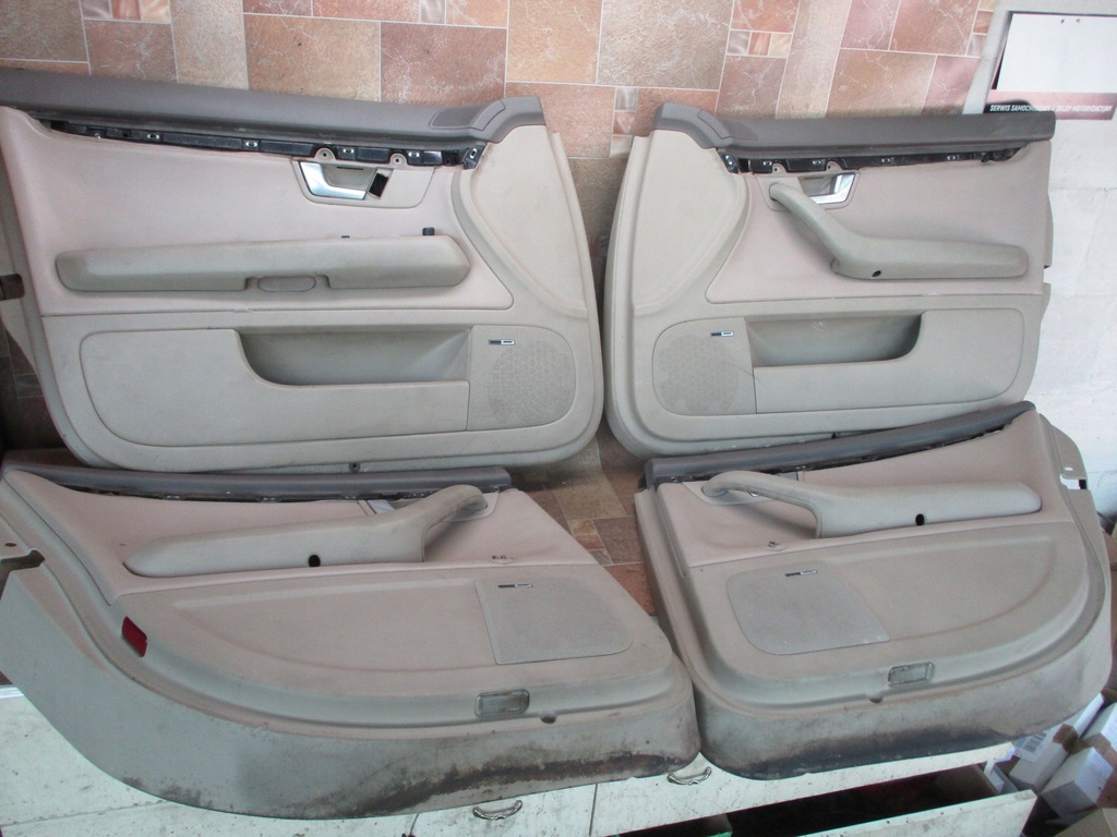 фото №12, Audi a4 b6 kombi сидіння лівий bose комплект шкіра